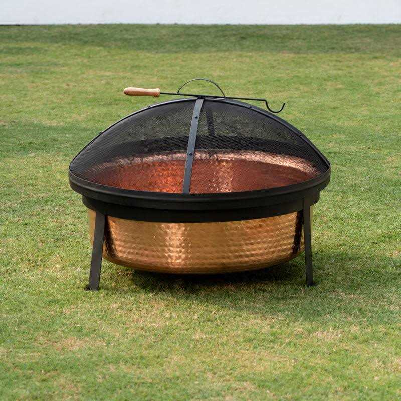 Better Homes & Gardens Wood Burning Copper Fire Pit, 30-inch diameter and 22-inch Height - Image 5