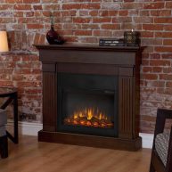 Real Flame Crawford Electric Slim Fireplace