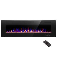R.W.FLAME 60 Recessed and Wall Mounted Electric Fireplace