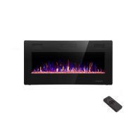 R.W.FLAME 60 Recessed and Wall Mounted Electric Fireplace