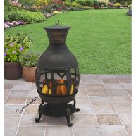 Better Homes and Gardens Wood-burning Cast Iron Chiminea