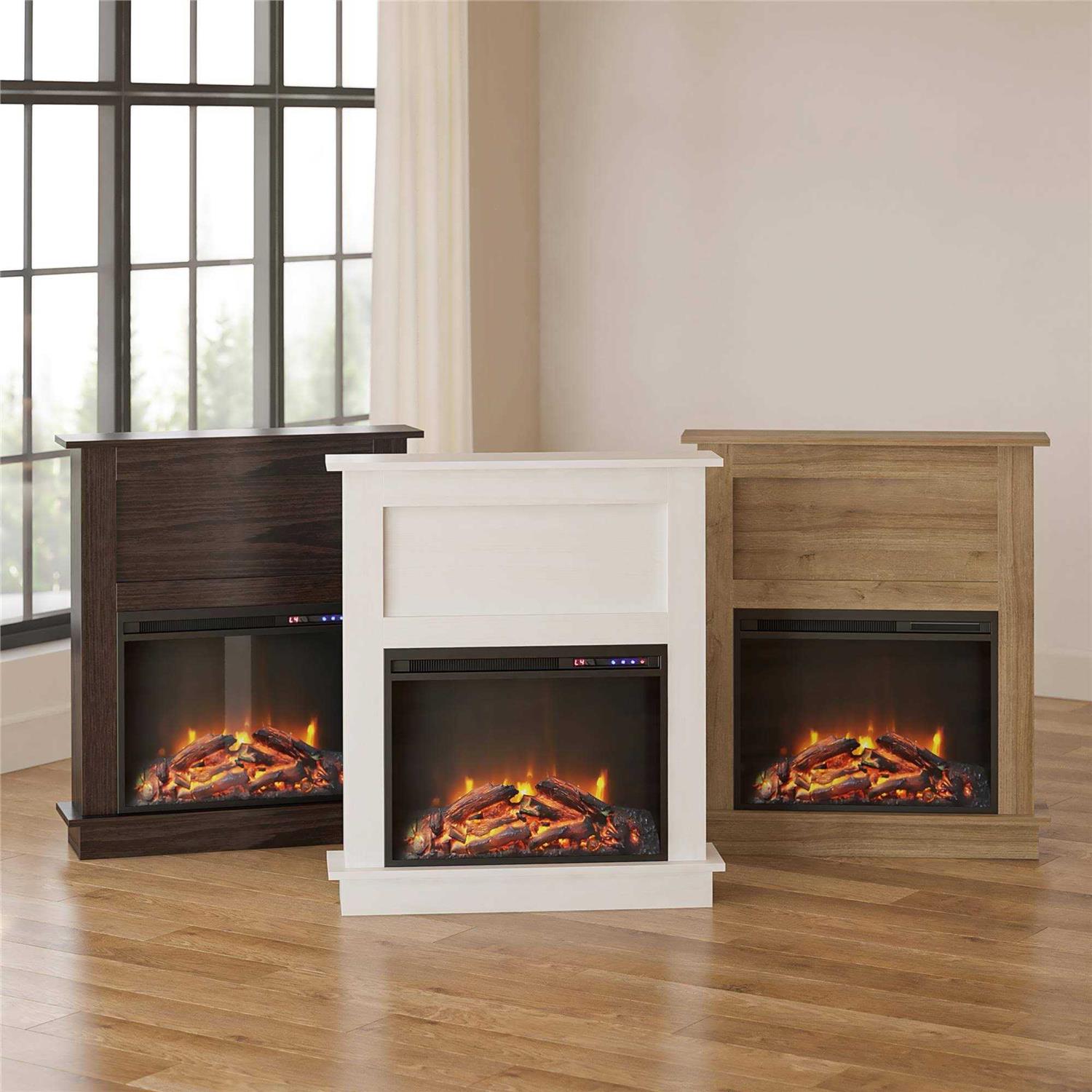 Ameriwood Home Ellsworth Fireplace with Mantel - Image 2