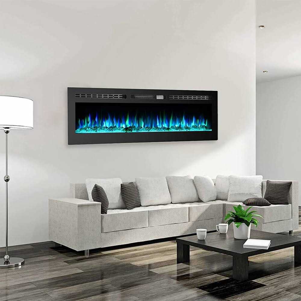 Antarctic Star 30 Inch Electric Fireplace in-Wall Recessed and Wall Mounted, Fireplace Heater and Linear Fireplace with Multicolor Flame - Image 3