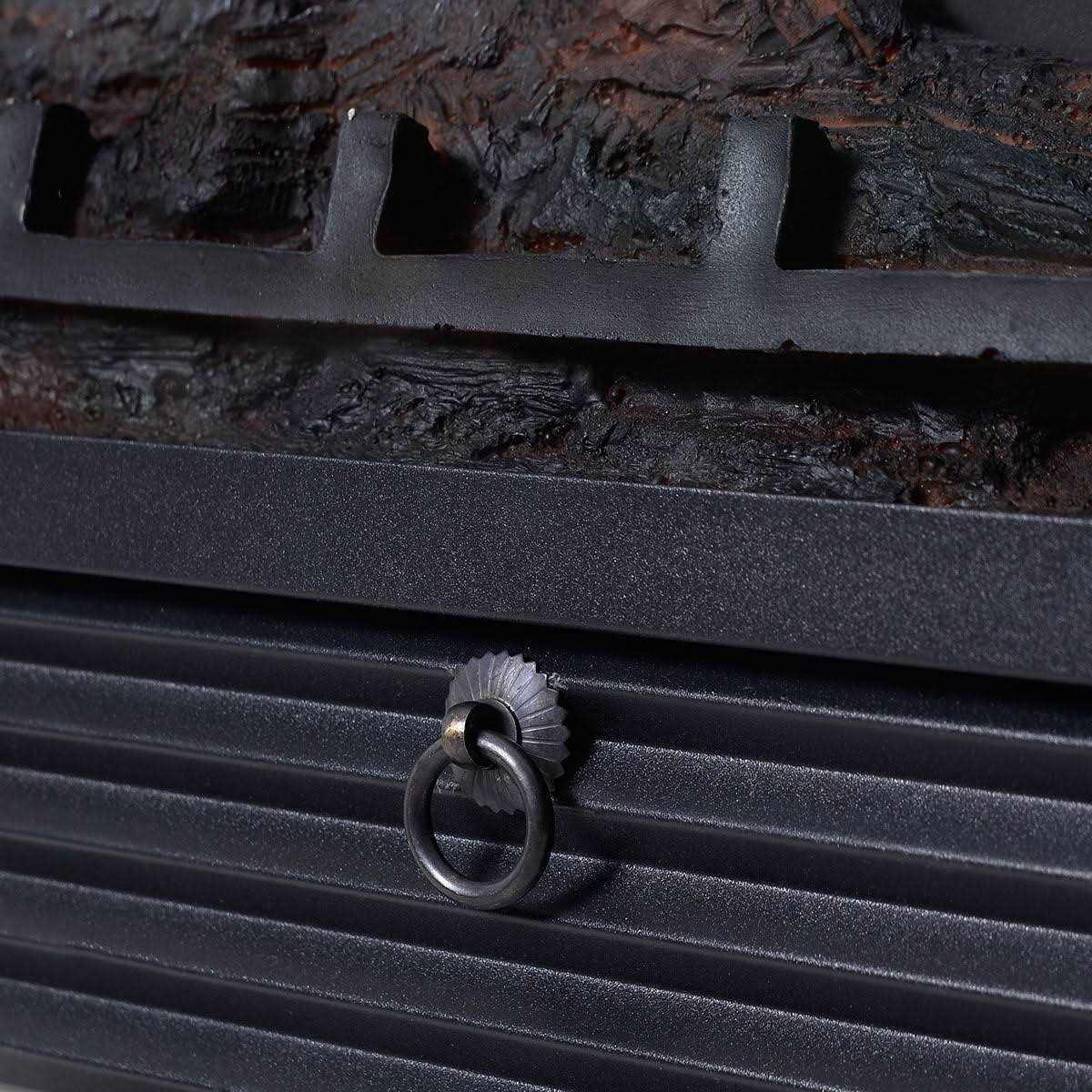 Costway 28.5 Recessed Mounted Standing Electric Fireplace Insert Heater with 3 Color Flame - Image 5