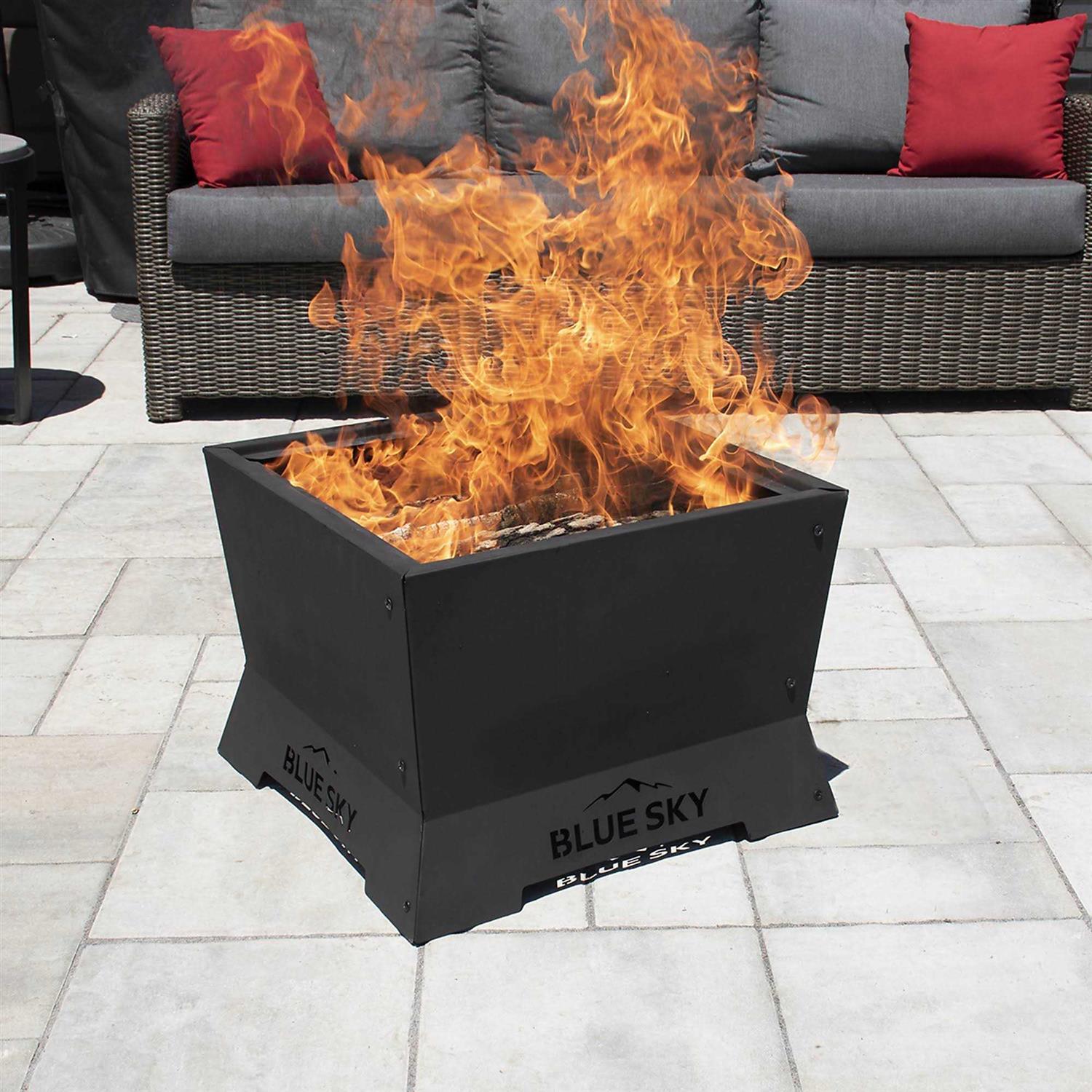 Blue Sky Square Peak Smokeless Patio Fire Pit - Image 5