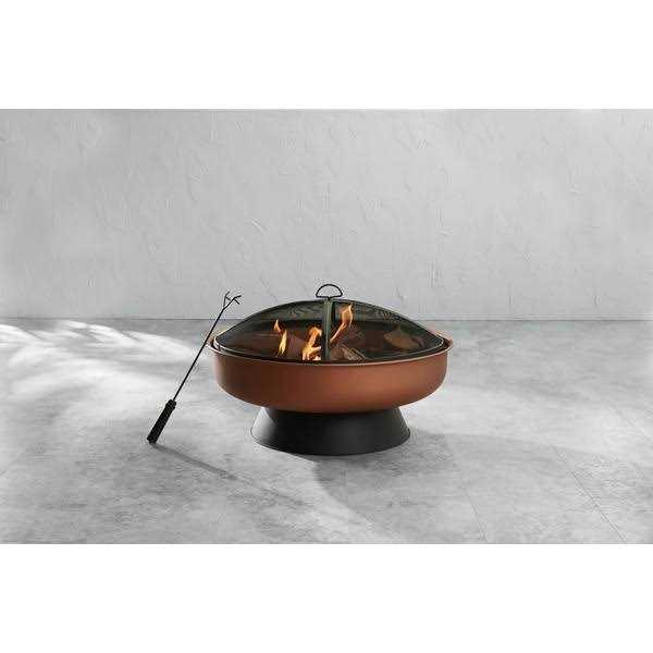 Origin 21 29.53-in W Copper and Black Steel Wood-Burning Fire Pit OFW402R - Image 2