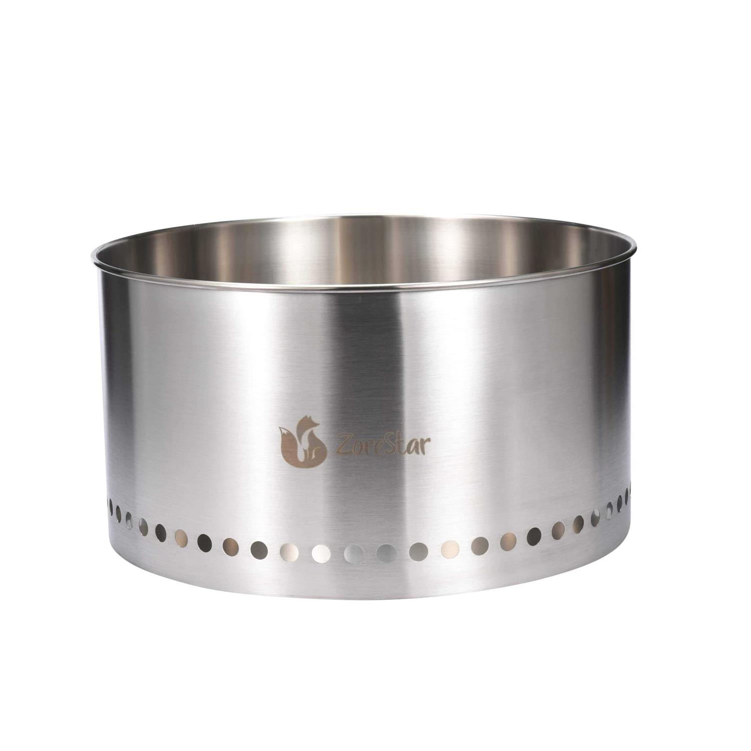 Portable Smokeless Fire Pit for Outdoors Bonfire Pit with Stainless Steel Insert - Image 3