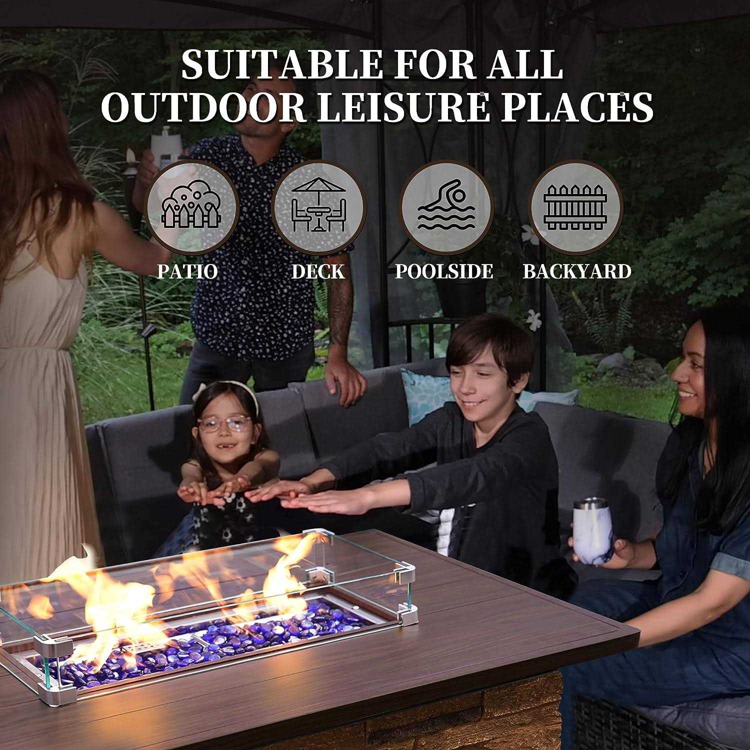 Pizzello Propane Fire Pit Table - Image 4