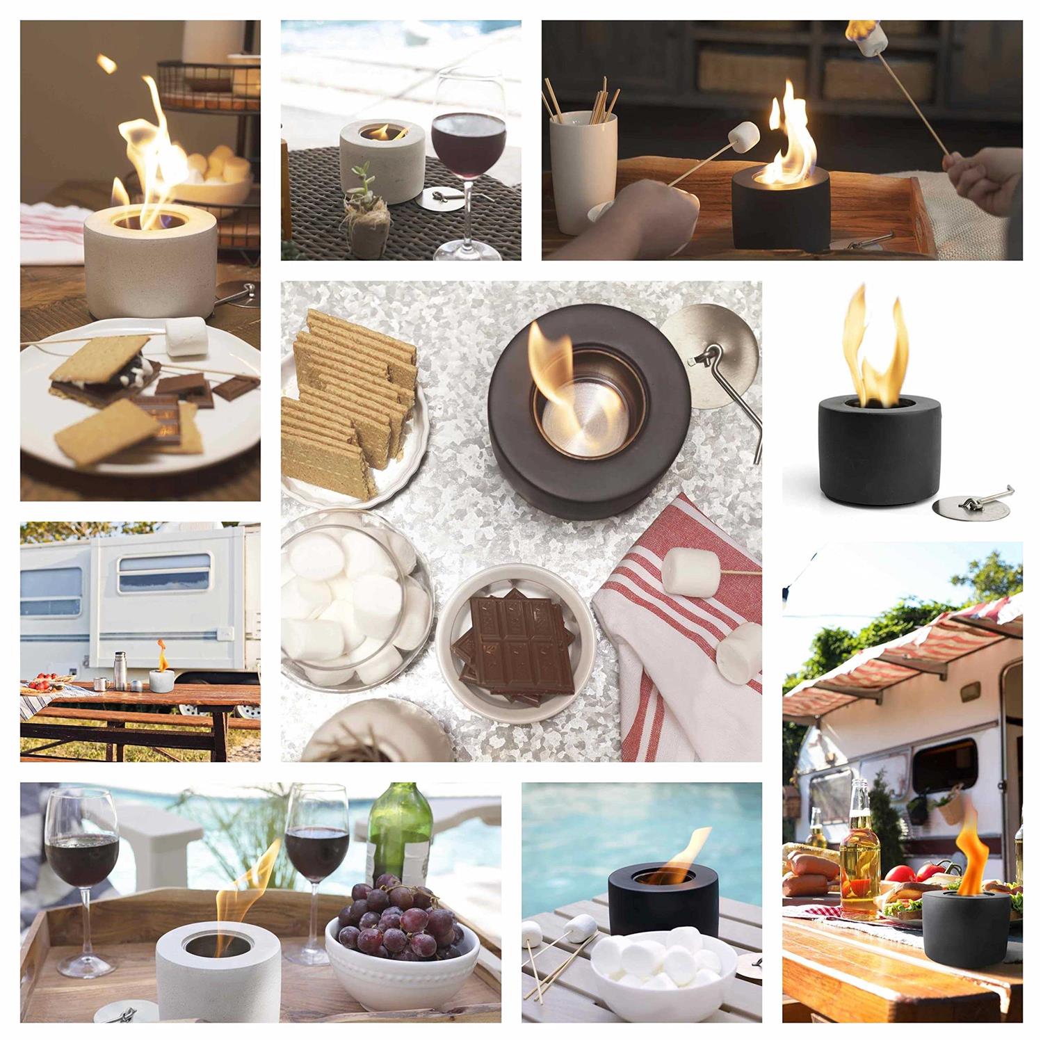 ANG Lifestyle Products Small Mini Smores Maker Tabletop Fire Pit - Image 2