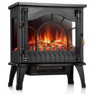 R.W.FLAME Electric Fireplace Stove Heater with Thermostat Control