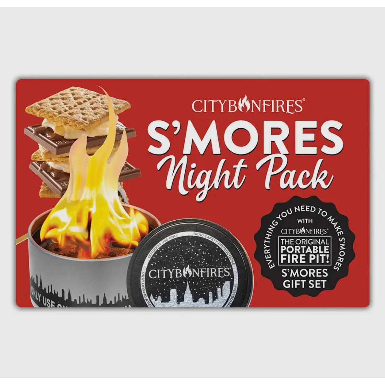 City Bonfire S’Mores Night Pack Portable Fire Pit & S’Mores Kit - Image 3