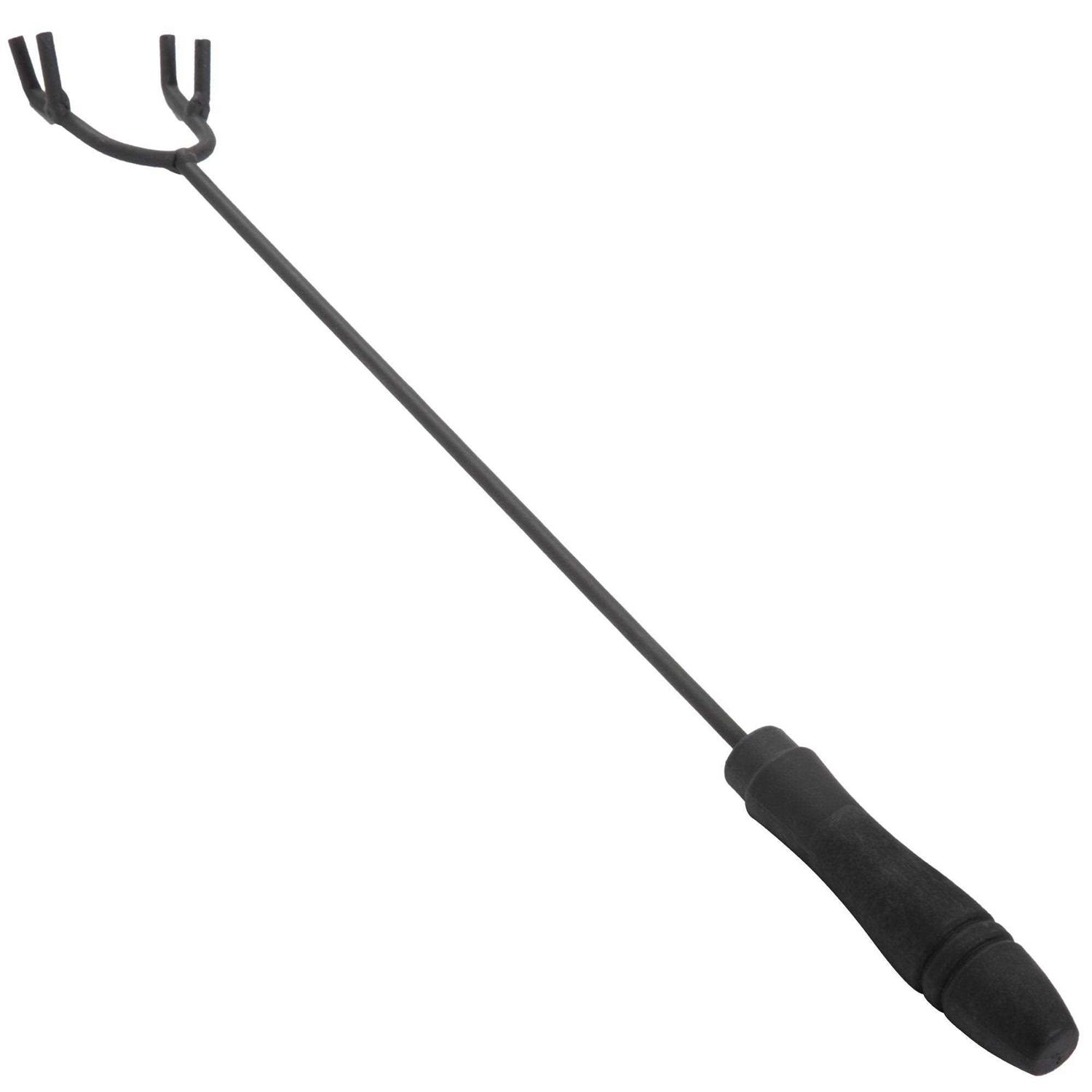 Pure Garden 37 in. Steel Rectangular Tile Fire Pit with Cover - Image 5