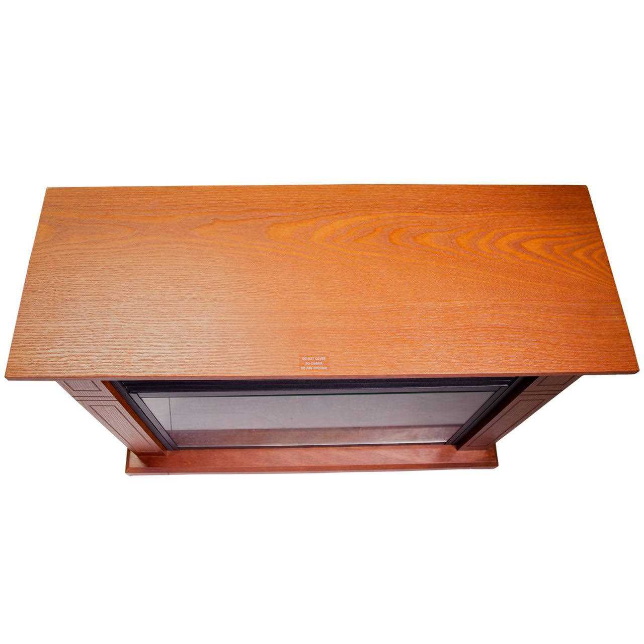 Comfort Glow Mobile Quartz Electric Fireplace with Real Flame Technology QF4570R - Image 4