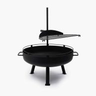 Barebones Cowboy Fire Pit Grill