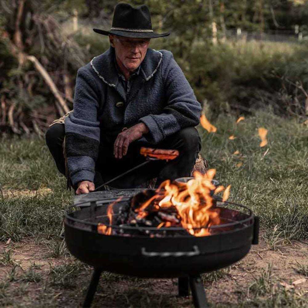 Barebones Cowboy Fire Pit Grill - Image 3