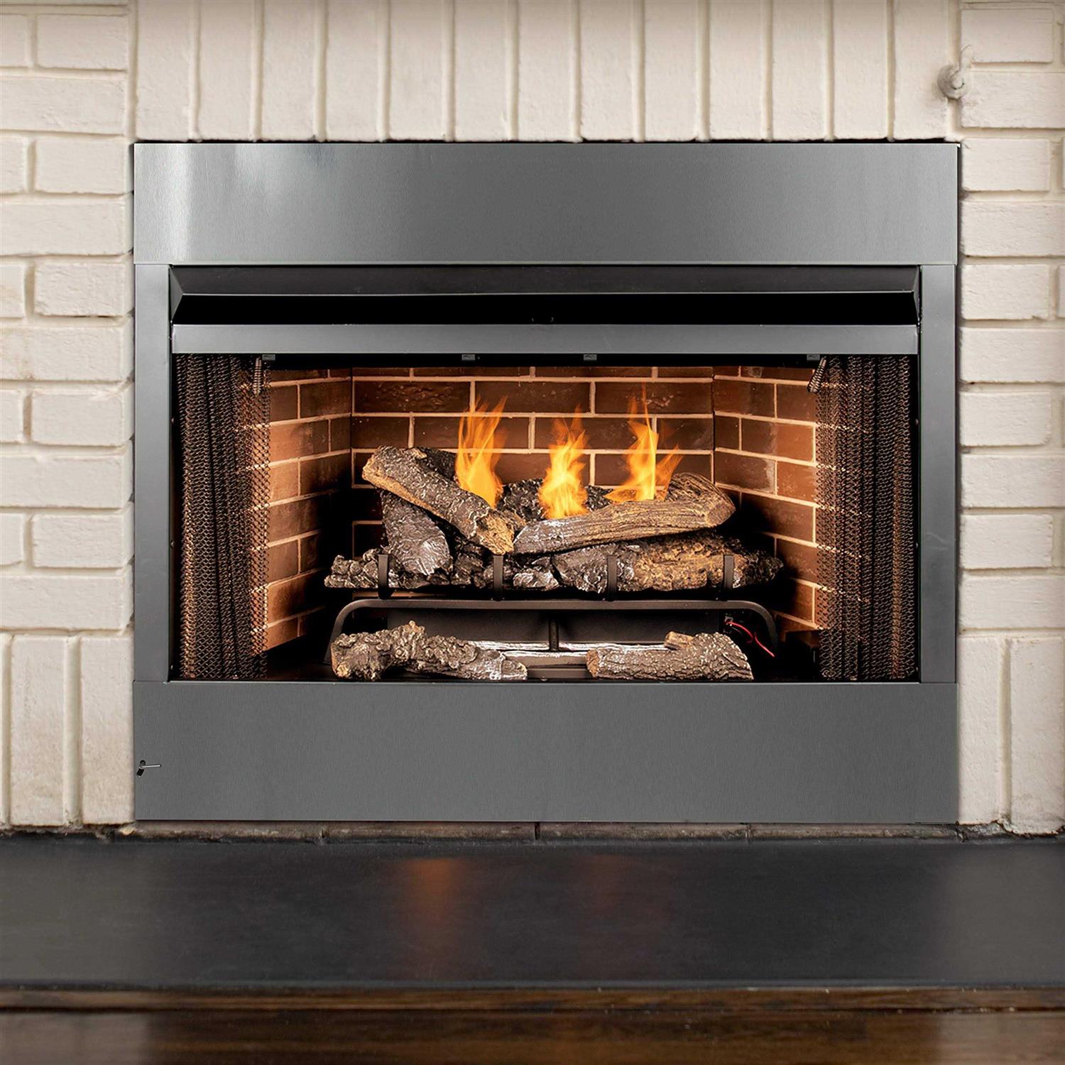 Pleasant Hearth 32 in. Radiant Zero Clearance Universal Vent Free Firebox PHZC32F - Image 3