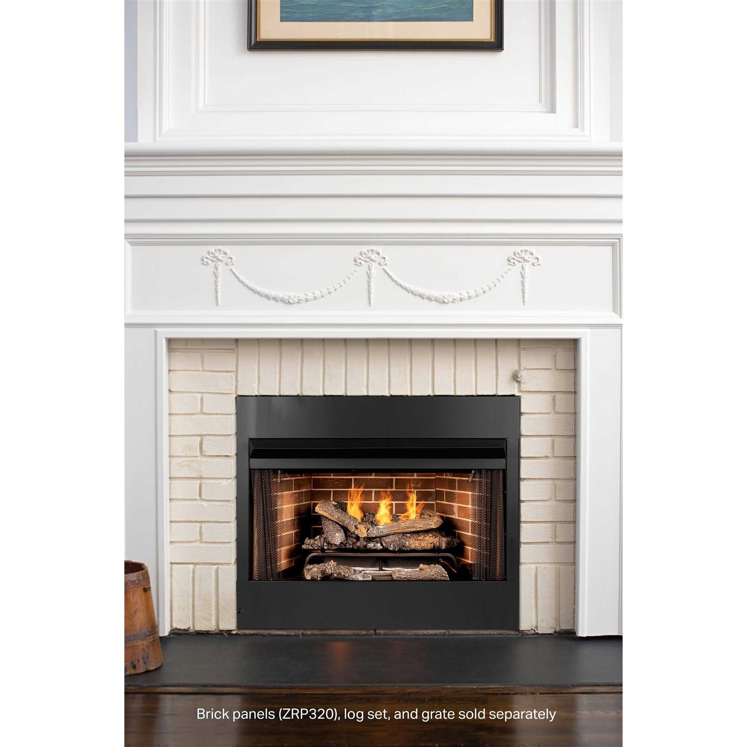 Pleasant Hearth 32 in. Radiant Zero Clearance Universal Vent Free Firebox PHZC32F - Image 5