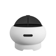 Novogratz Poolside Collection Asher Wood Burning Fire Pit with Grilling Surface