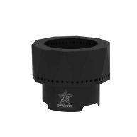 Blue Sky Outdoor Living Dallas Cowboys Ridge Portable Steel Smokeless Fire Pit w/ Carrying Bag