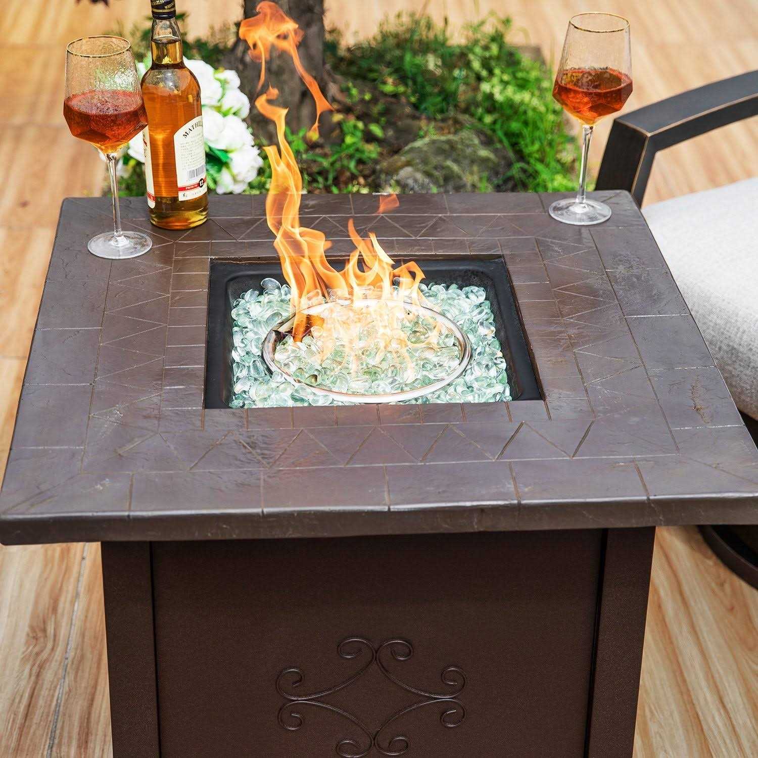 Nuu Garden Square Fire Pit Table Cover - Image 4