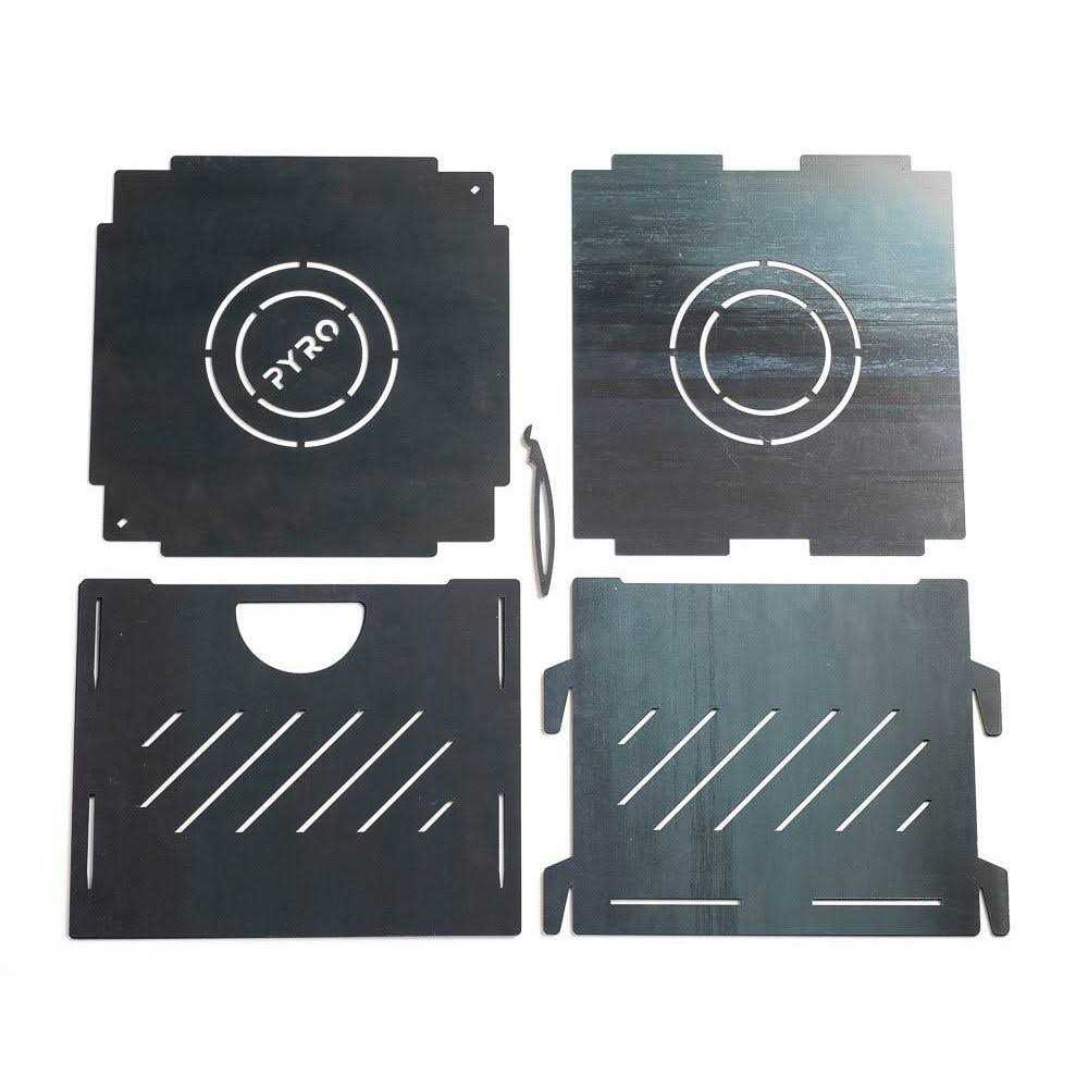 Pyro Products Pyro Cage Mini Portable Fire Pit Camp Fire - Image 3