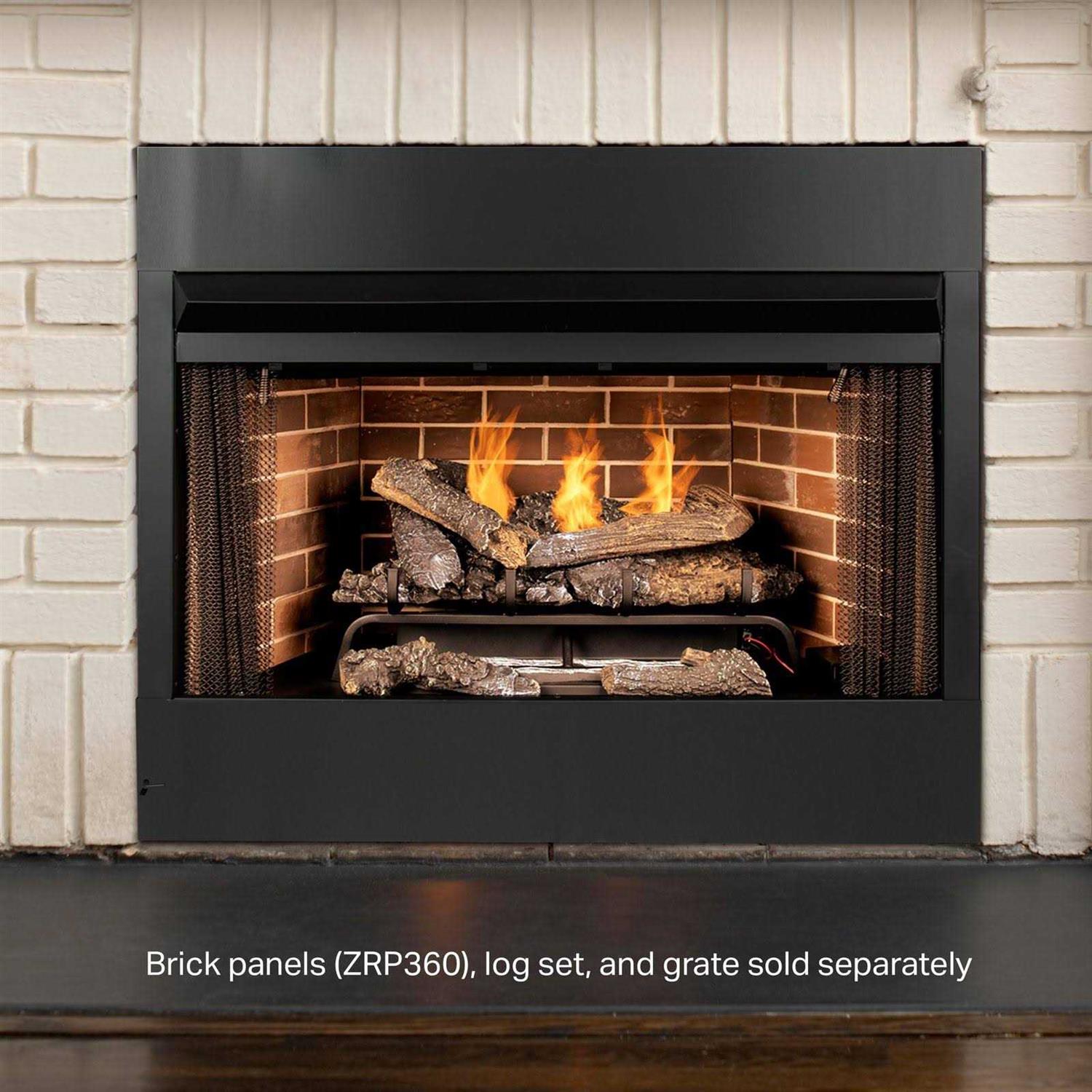 Pleasant Hearth Radiant Zero-Clearance Universal Firebox Insert PHZC36F - Image 5