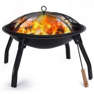 Cogesu Portable Outdoor Brazier Portable Folding Fire Pit