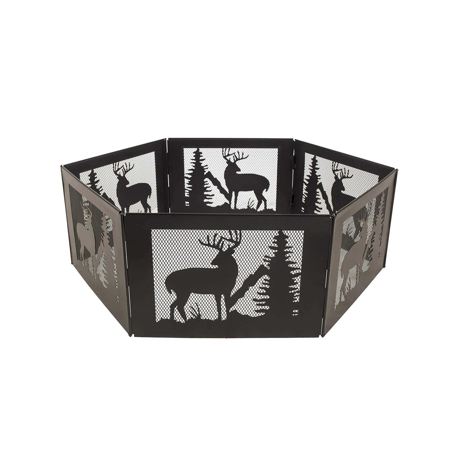 Pleasant Hearth Deer Mountain Folding Fire Ring