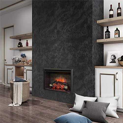 Puraflame Western Electric Fireplace Insert with Fire Crackling Sound Remote Control - Image 5