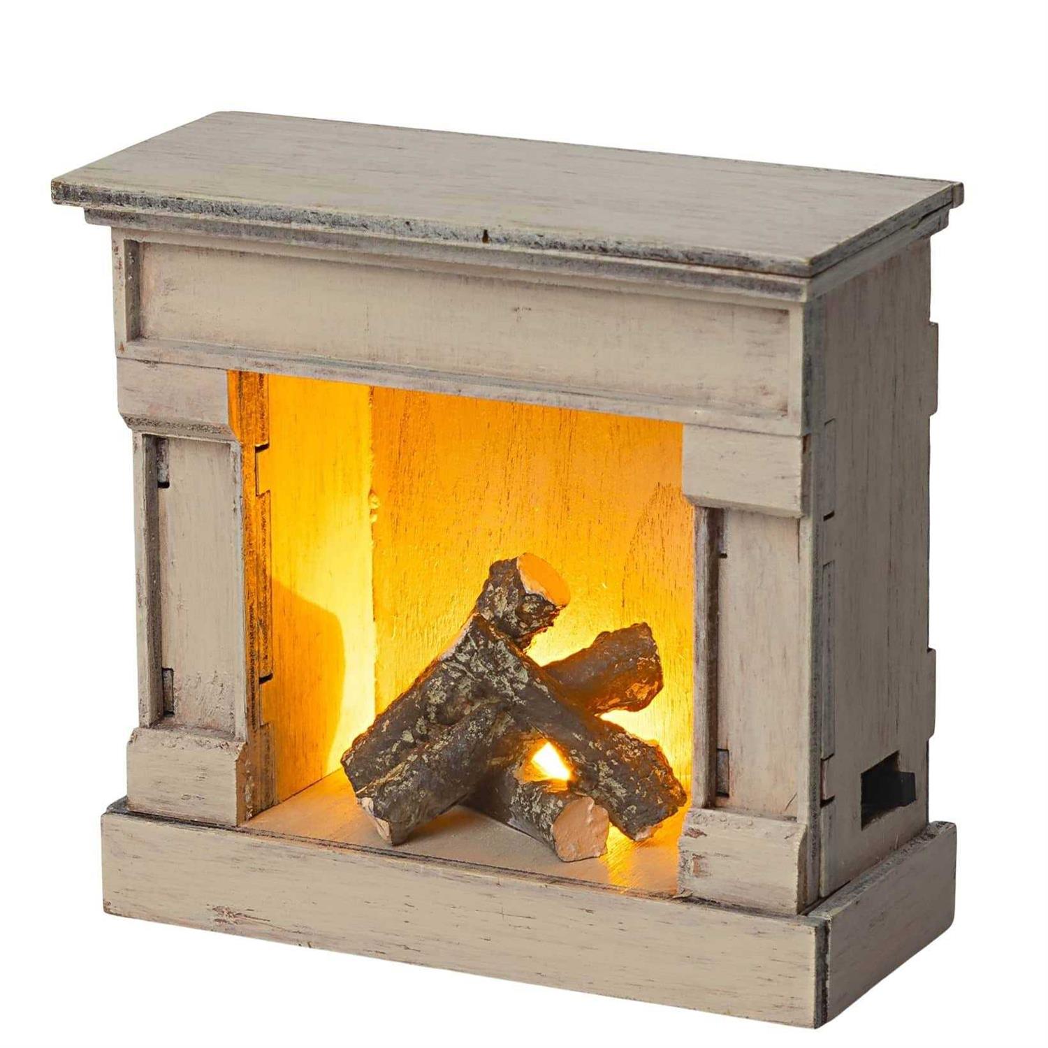 Maileg Fireplace Off White