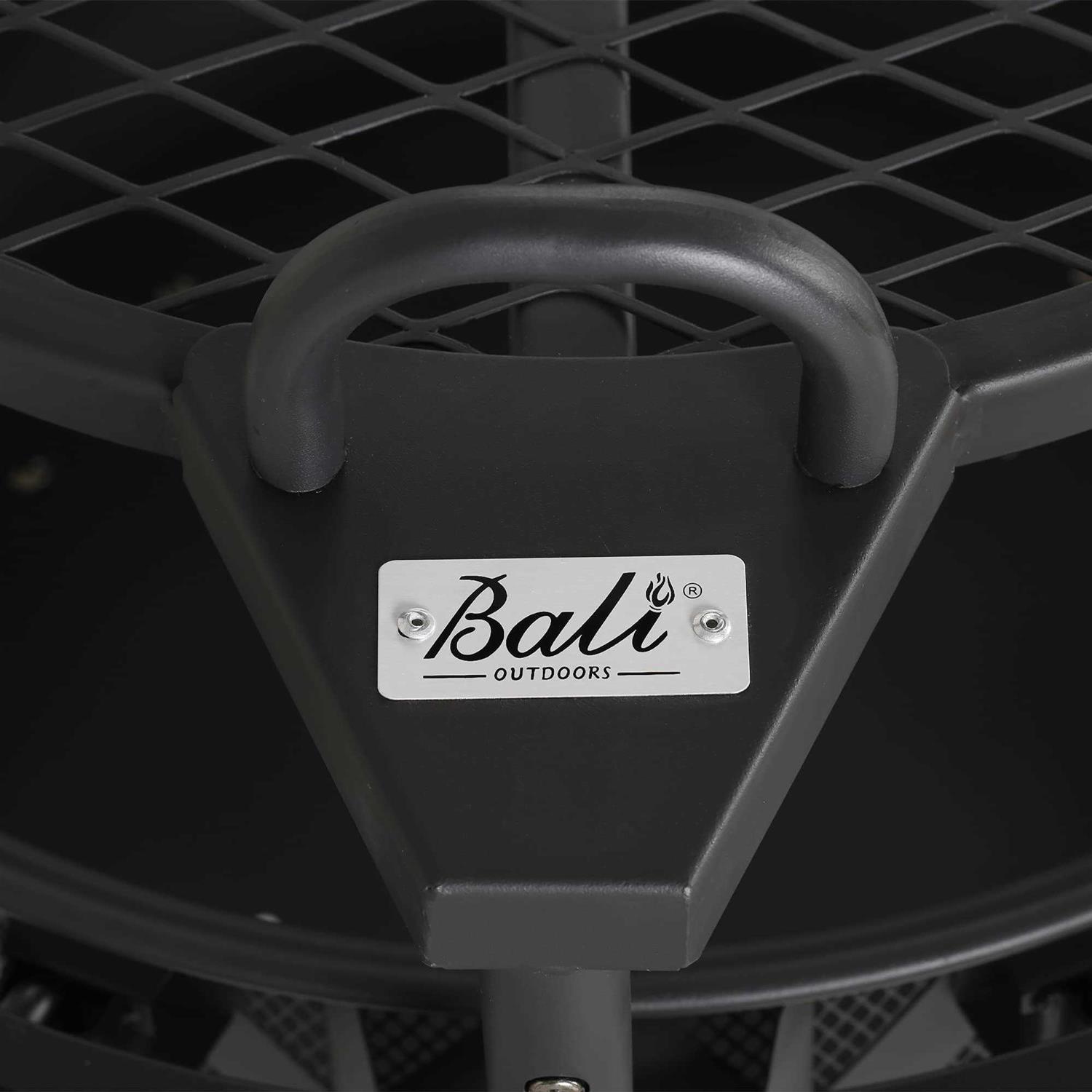 BALI OUTDOORS Fire Pits Outdoor Wood Burning Wood Fire Pit with Cooking Grate Outdoor Fireplace with Cooking Grill Firepit Grill - Image 5