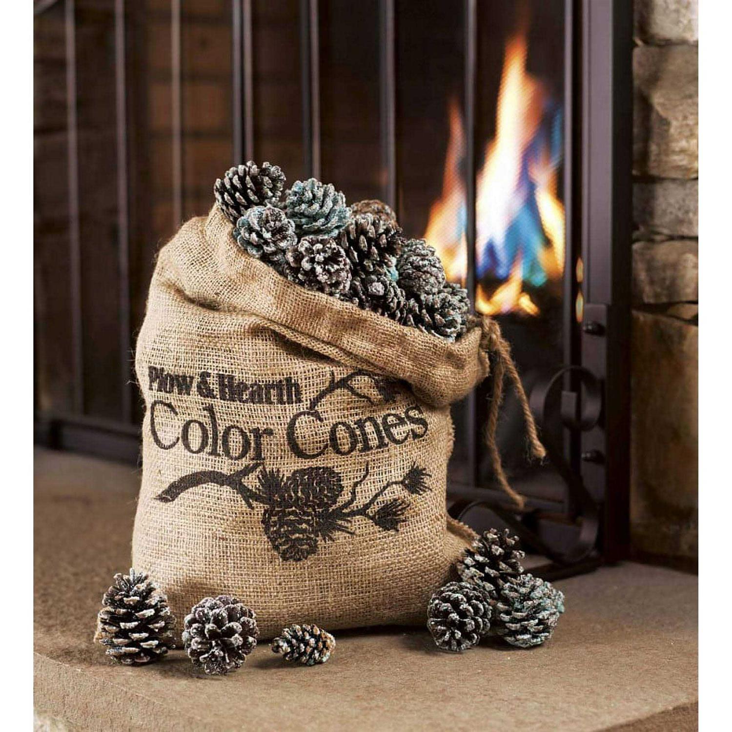 Plow & Hearth Color-Changing Fireplace Cones - Image 4