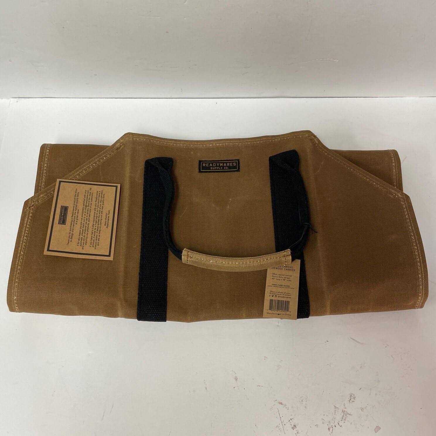 Readywares Waxed Canvas Firewood Carrier - Image 4