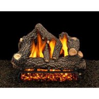 American Gas Log Cheyenne Glow Vented Natural Gas Fireplace Log Set with Complete Kit