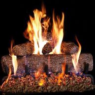 Real Fyre Live Oak Vented Gas Log Set 63-YE