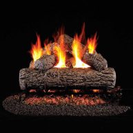 Real Fyre Golden Oak Vented Gas Log Set