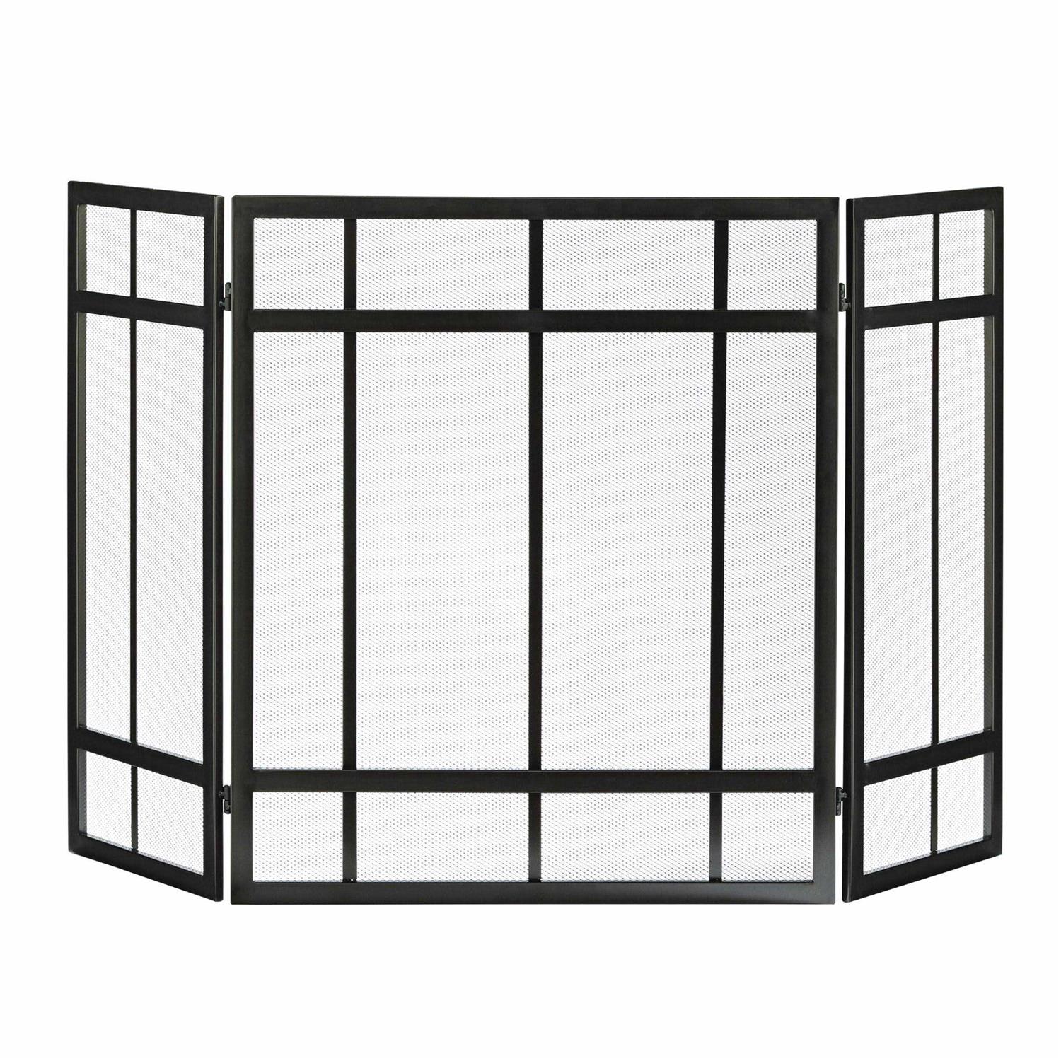 Pleasant Hearth Mission Style Fireplace Screen FA017SB