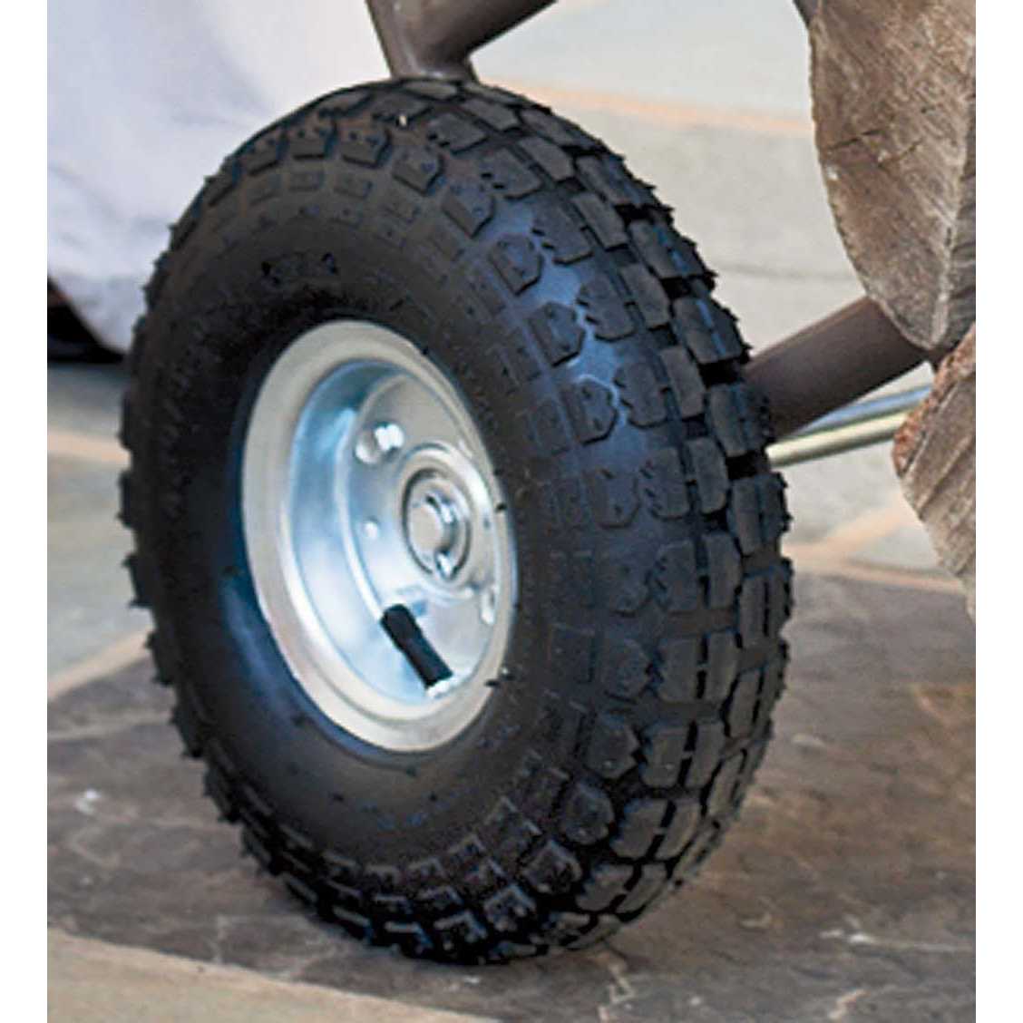 Plow & Hearth Rolling Log Cart - Image 4