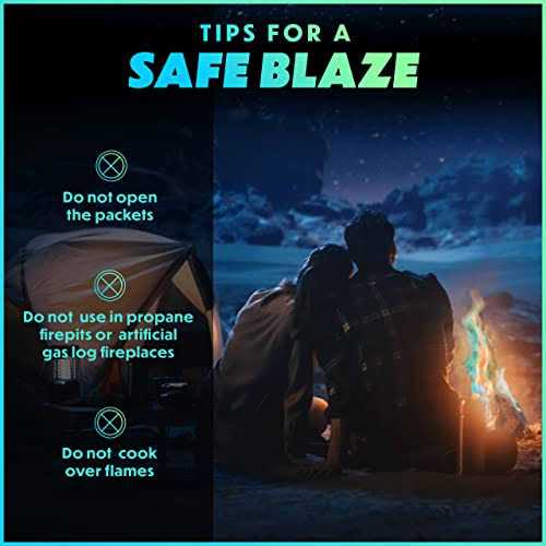 Magical Flames Fire Color Changing Packets for Campfires Fire Pit - Image 4