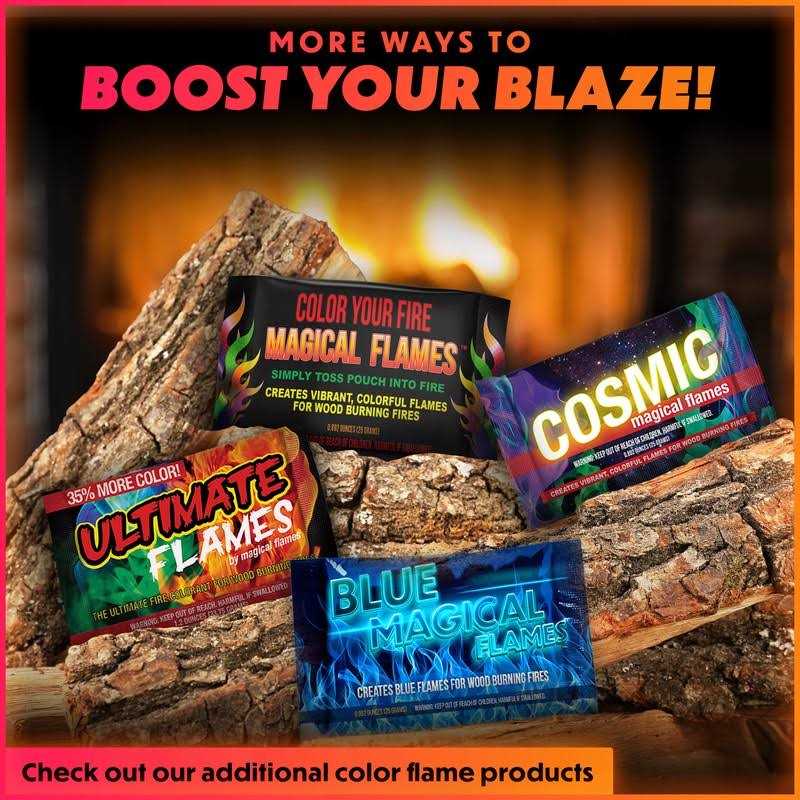 Magical Flames Fire Color Changing Packets for Campfires Fire Pit - Image 4