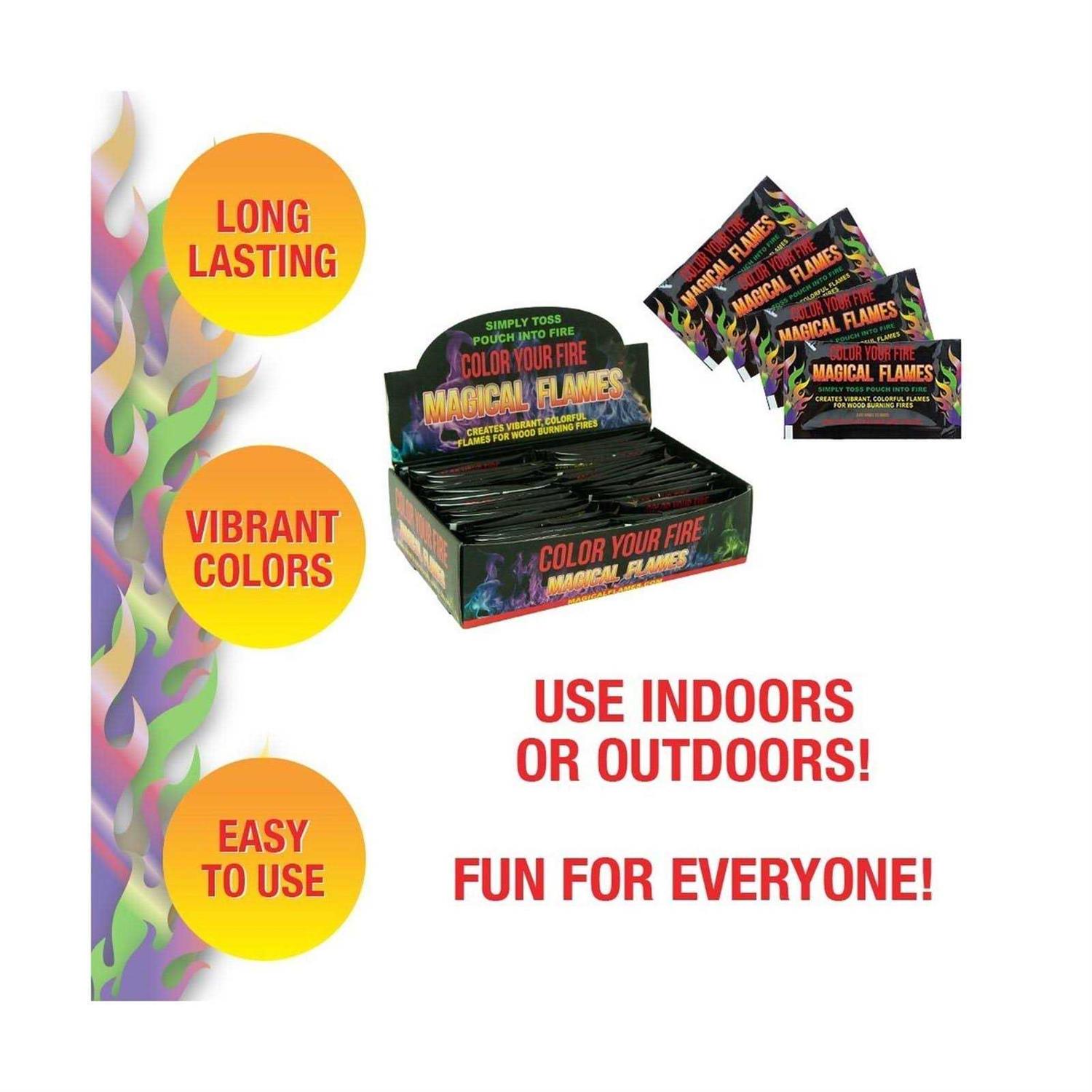 Magical Flames Fire Color Changing Packets for Campfires Fire Pit - Image 5