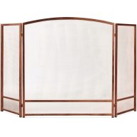 Best Choice Products 54.25×30.25in 3-Panel Steel Mesh Fireplace Screen