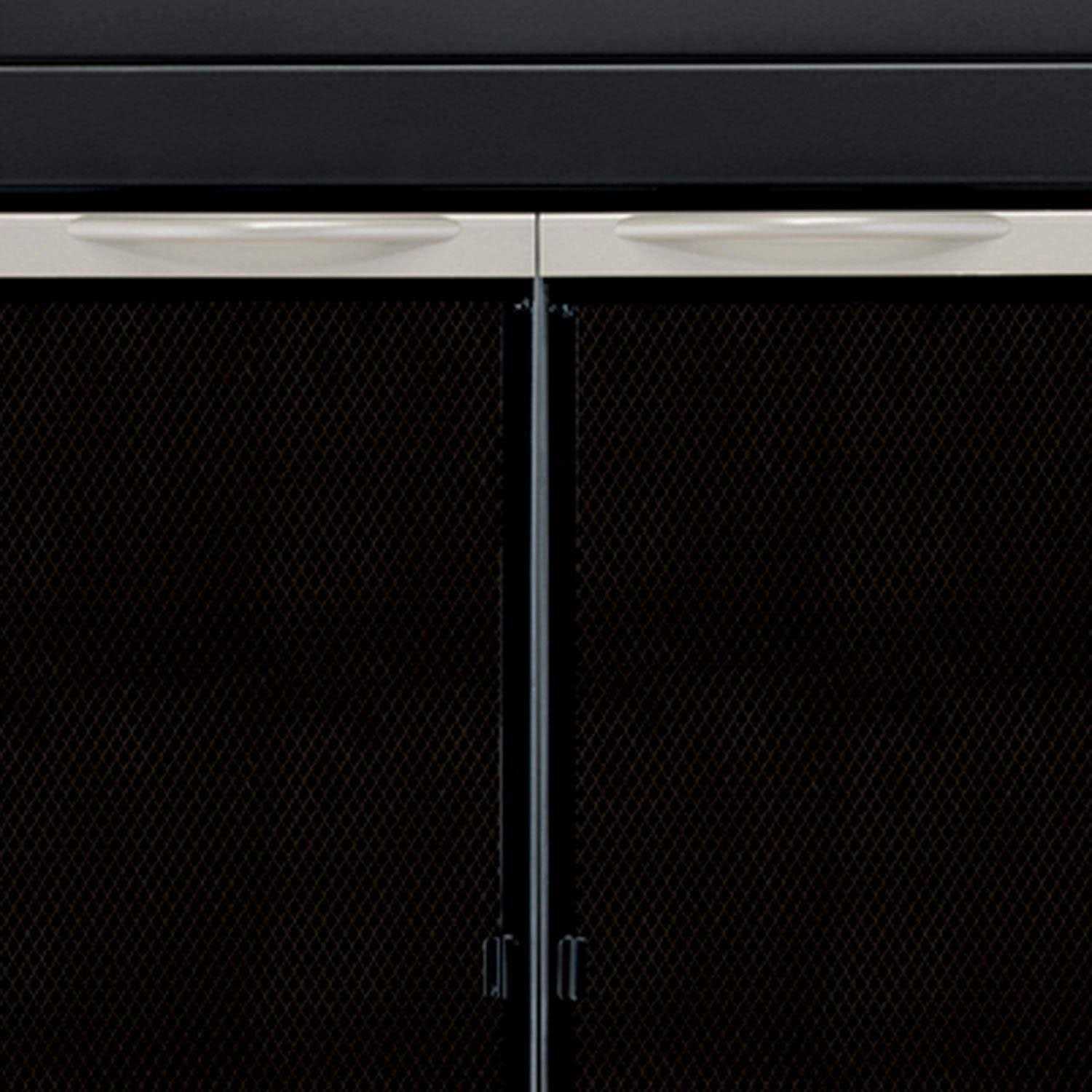 Pleasant Hearth Alsip Large Glass Fireplace Doors AP-1132 - Image 5