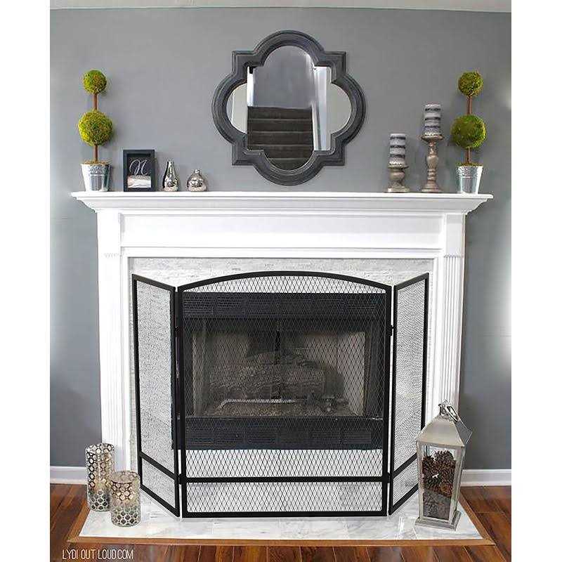 Panacea 3 Panel Fireplace Screen - Image 5