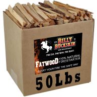 Billy Buckskin Co Fatwood Fire Starter Sticks Easy & Safe Fire Starter