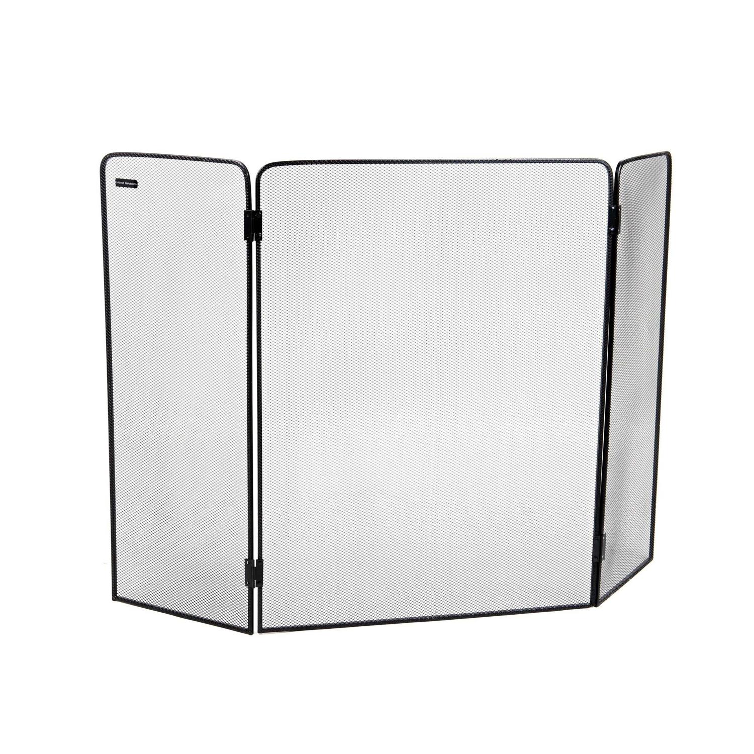 3 Panel Steel Fireplace Screen Mind Reader - Image 5