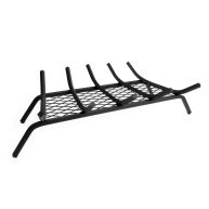 Pleasant Hearth Steel Fireplace Grate with Ember Retainer