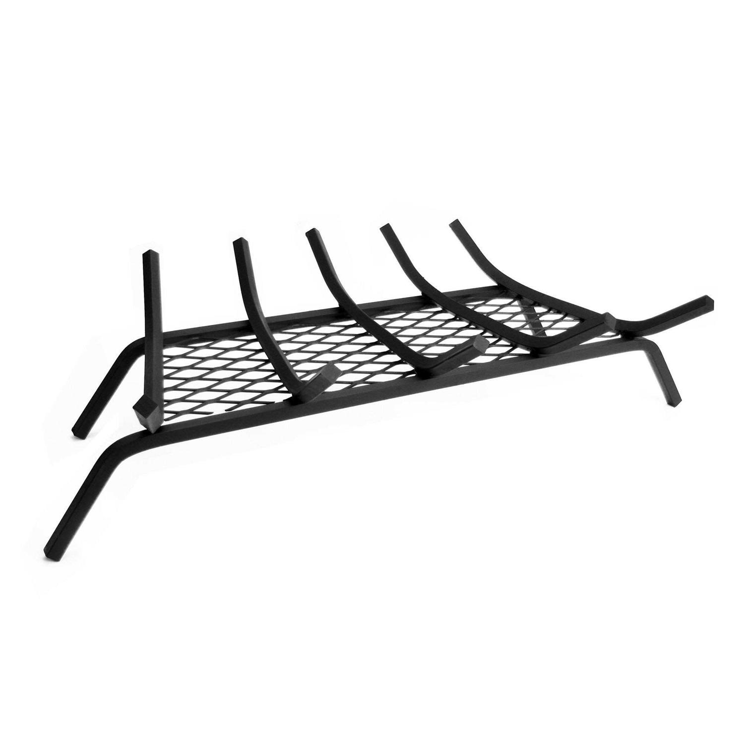 Pleasant Hearth Steel Fireplace Grate with Ember Retainer