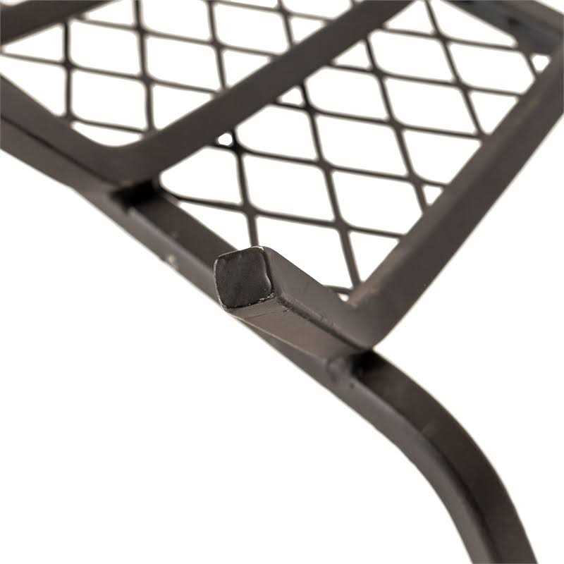 Pleasant Hearth Steel Fireplace Grate with Ember Retainer - Image 4