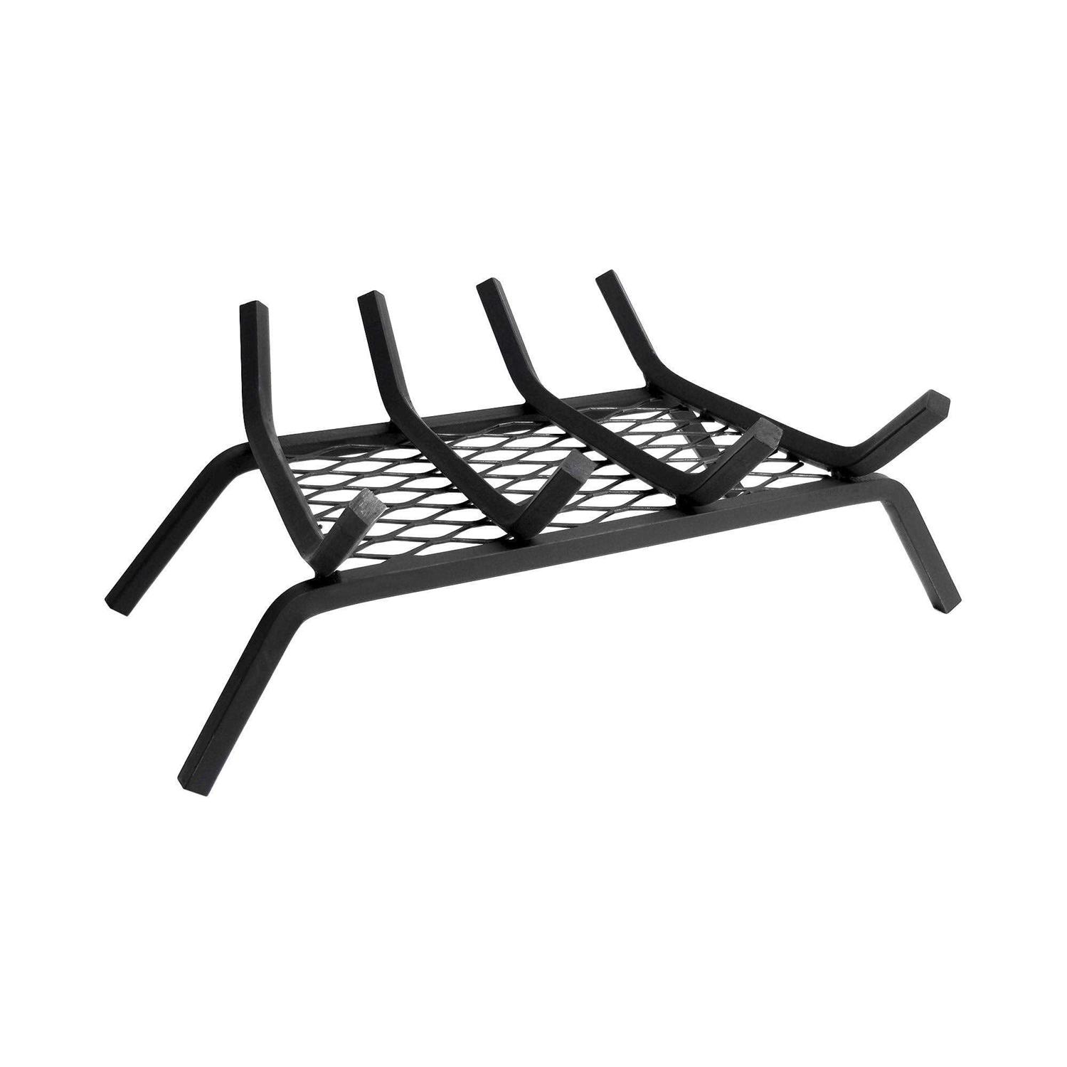 Pleasant Hearth Steel Fireplace Grate with Ember Retainer